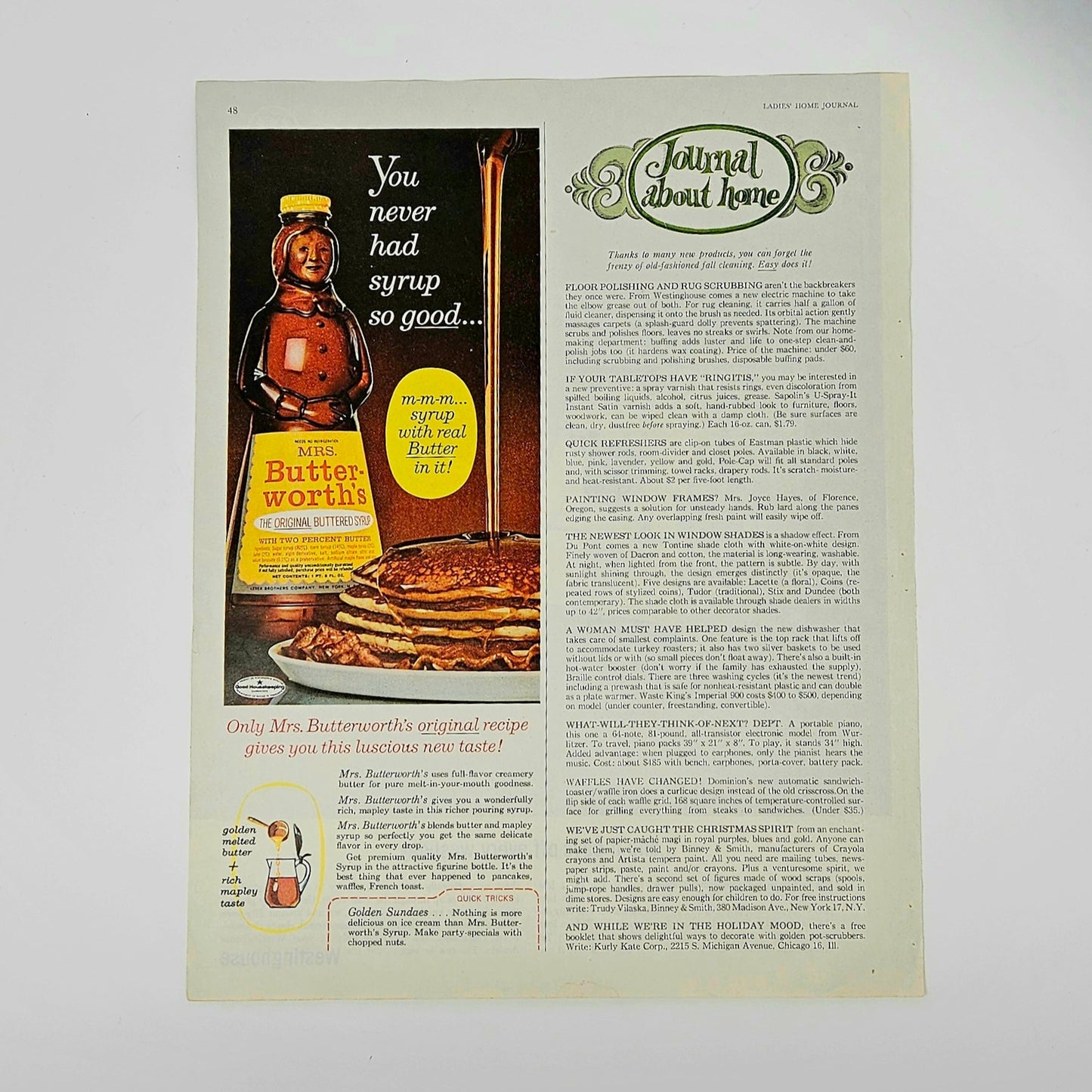 Advertisement, Westinghouse Washing Machine, Laundromat Automatic Washer, Original Magazine Ad, Vintage 1963