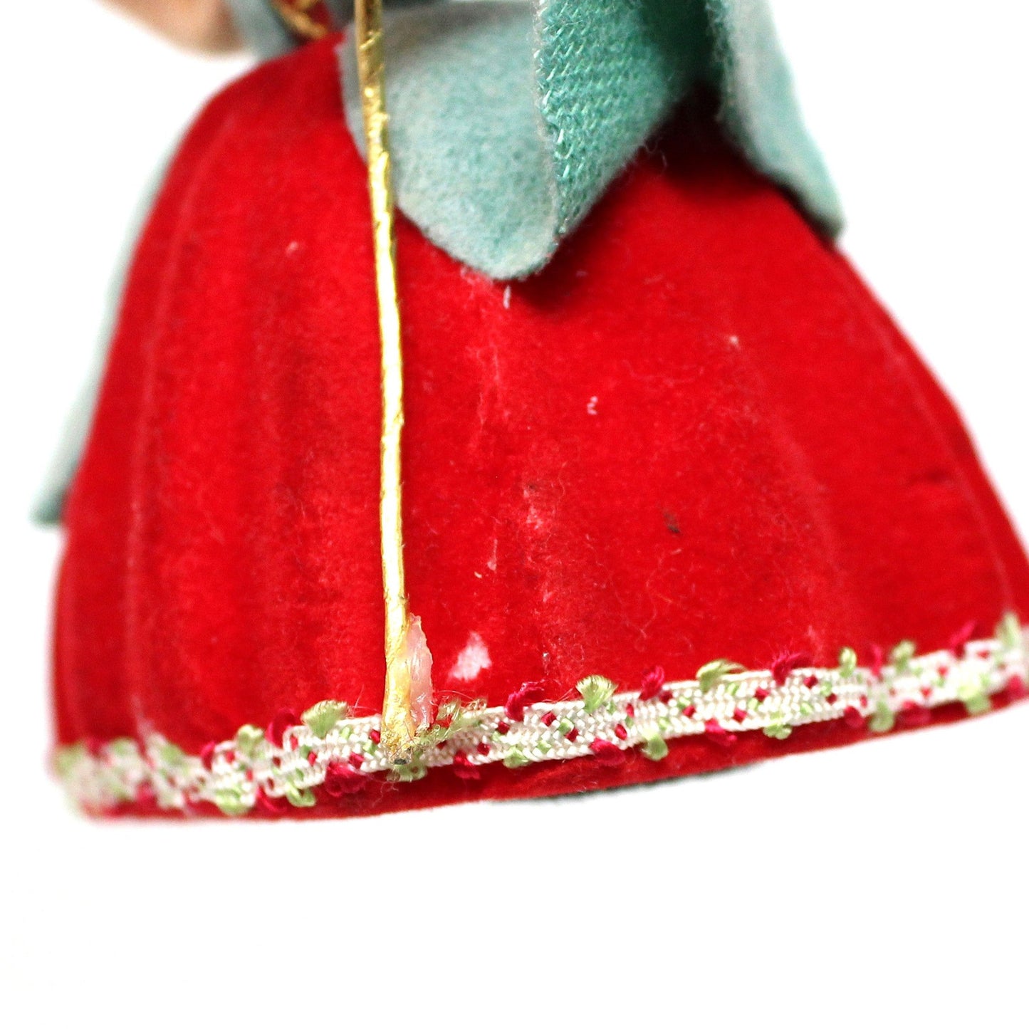 Ornaments, Little Bo Peep Christmas Ornament, Flocked, Kitsch, Vintage RARE