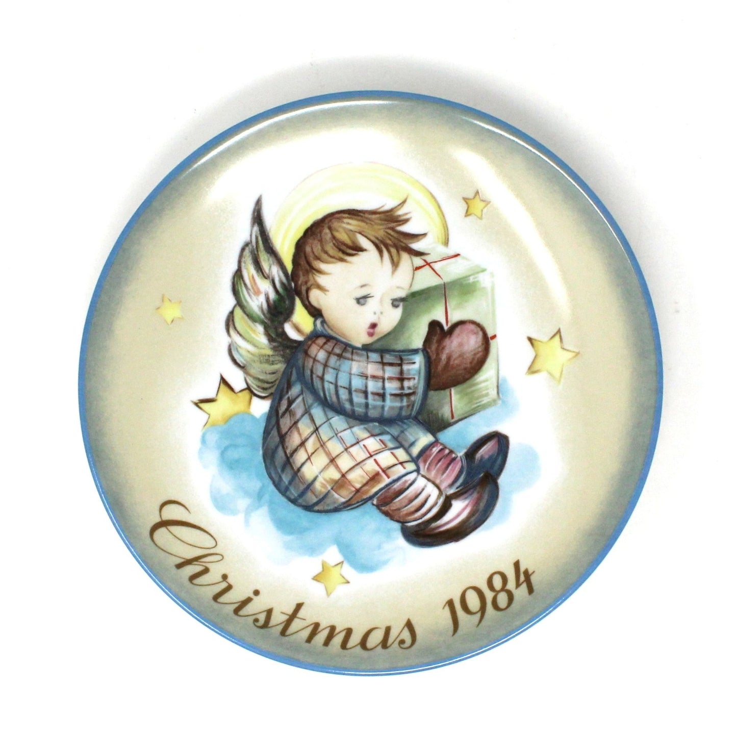 Decorative Plate, Schmid Brothers, Christmas Plate Hummel 1984, A Gift from Heaven, In Box, Vintage