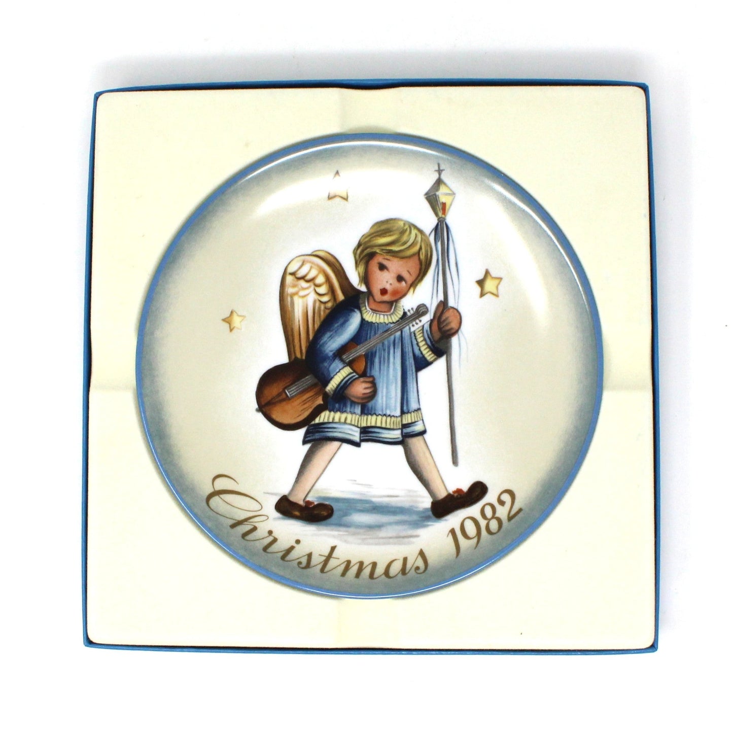 Decorative Plate, Schmid Brothers, Christmas Plate Hummel 1982, Angelic Procession, In Box, Vintage