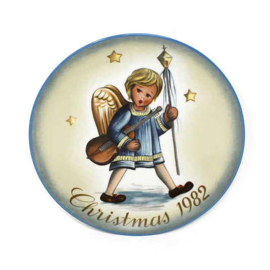 Decorative Plate, Schmid Brothers, Christmas Plate Hummel 1982, Angelic Procession, In Box, Vintage