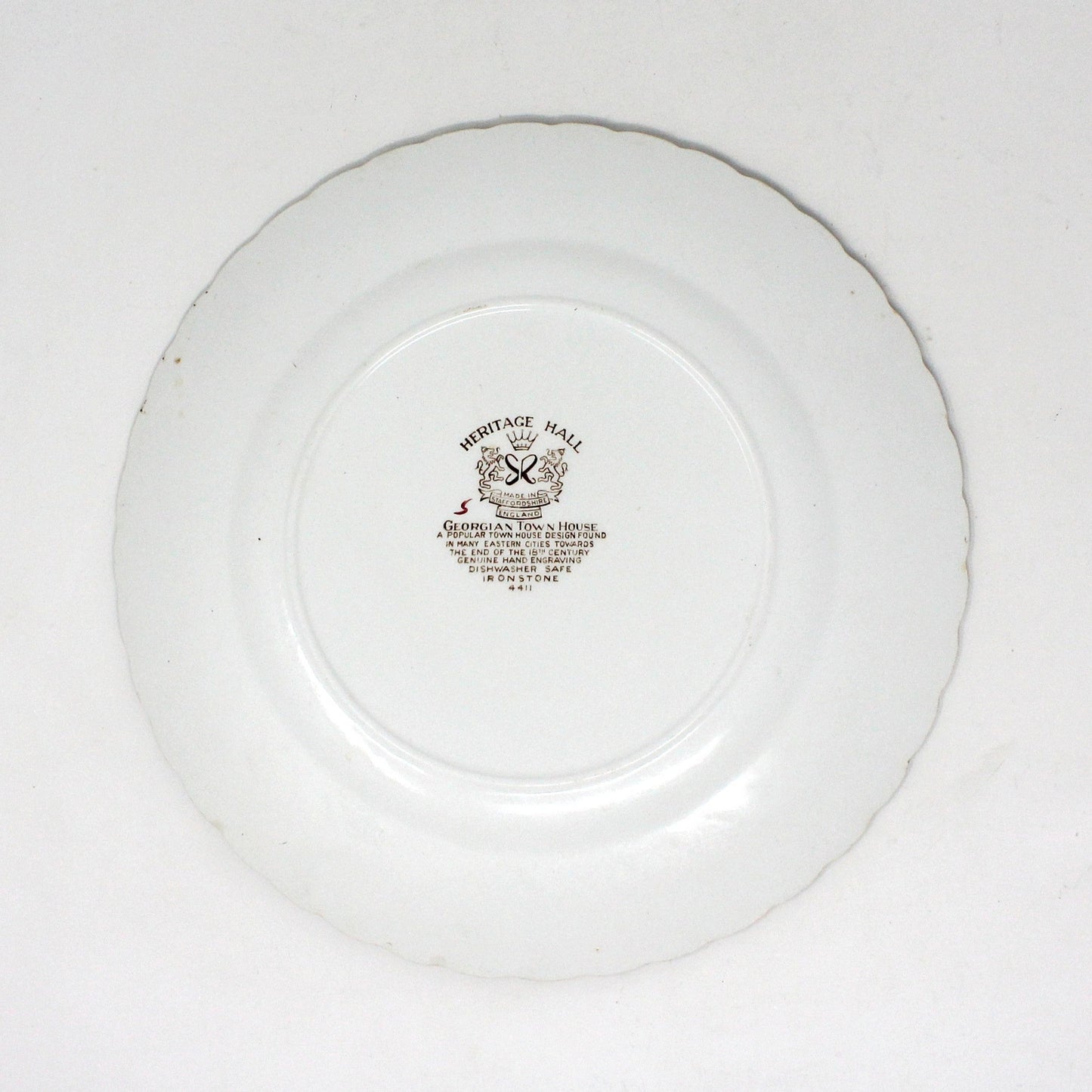 Dinner Plate, Johnson Bros, Heritage Hall Brown Multicolor, Vintage Ironstone, England, 1980's