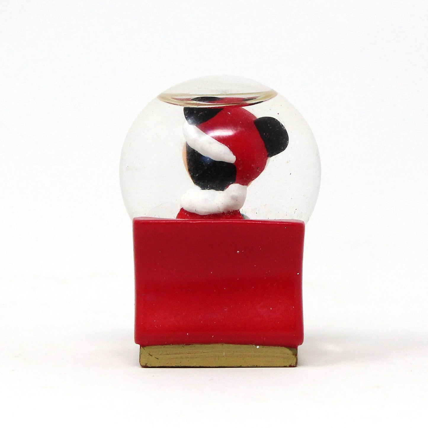 Snowglobe, Disney, Mickey Mouse in Sleigh, Mini Christmas Snow Globe, JC Penney 2003