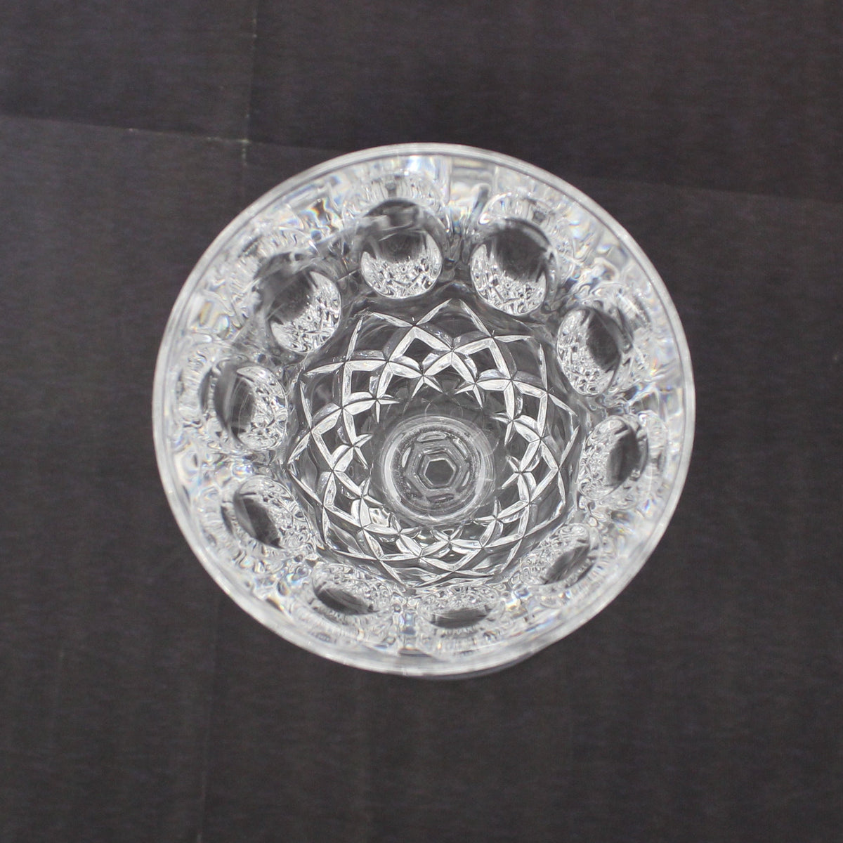 Wine Glasses: Claret, Royal Crystal Rock Linea Medici, Set of 2, Italy, Vintage 1985
