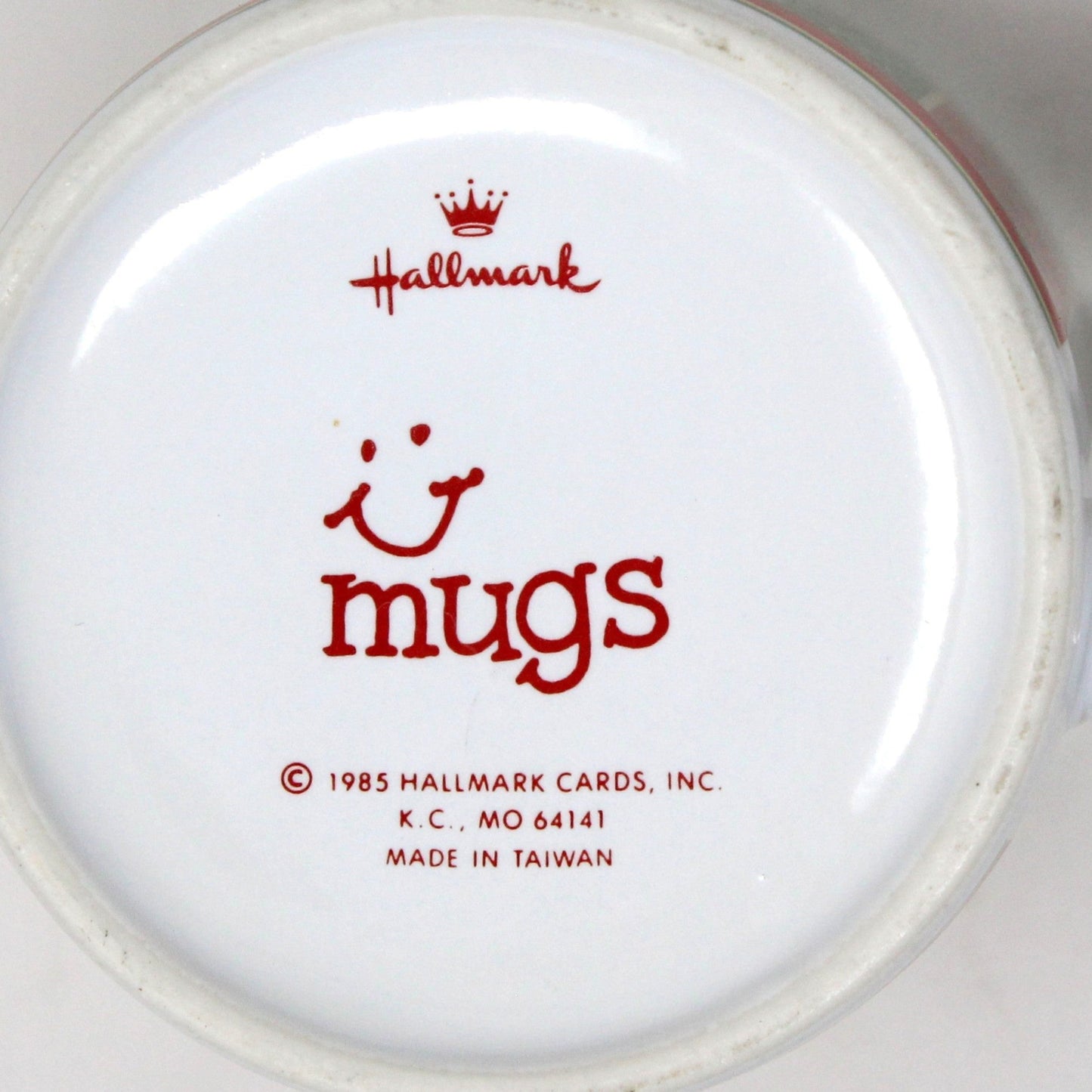 Mug, Hallmark, Christmas Mug, Good Friends, Good Times, Health & Cheer..., Coffee Mug, Vintage, 1985