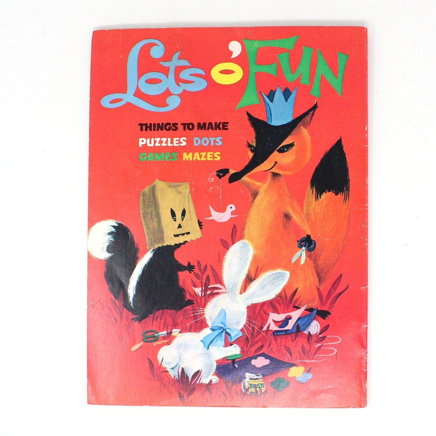 Coloring Book, Lots O' Fun, Whitman Western Publishing, Vintage 1975