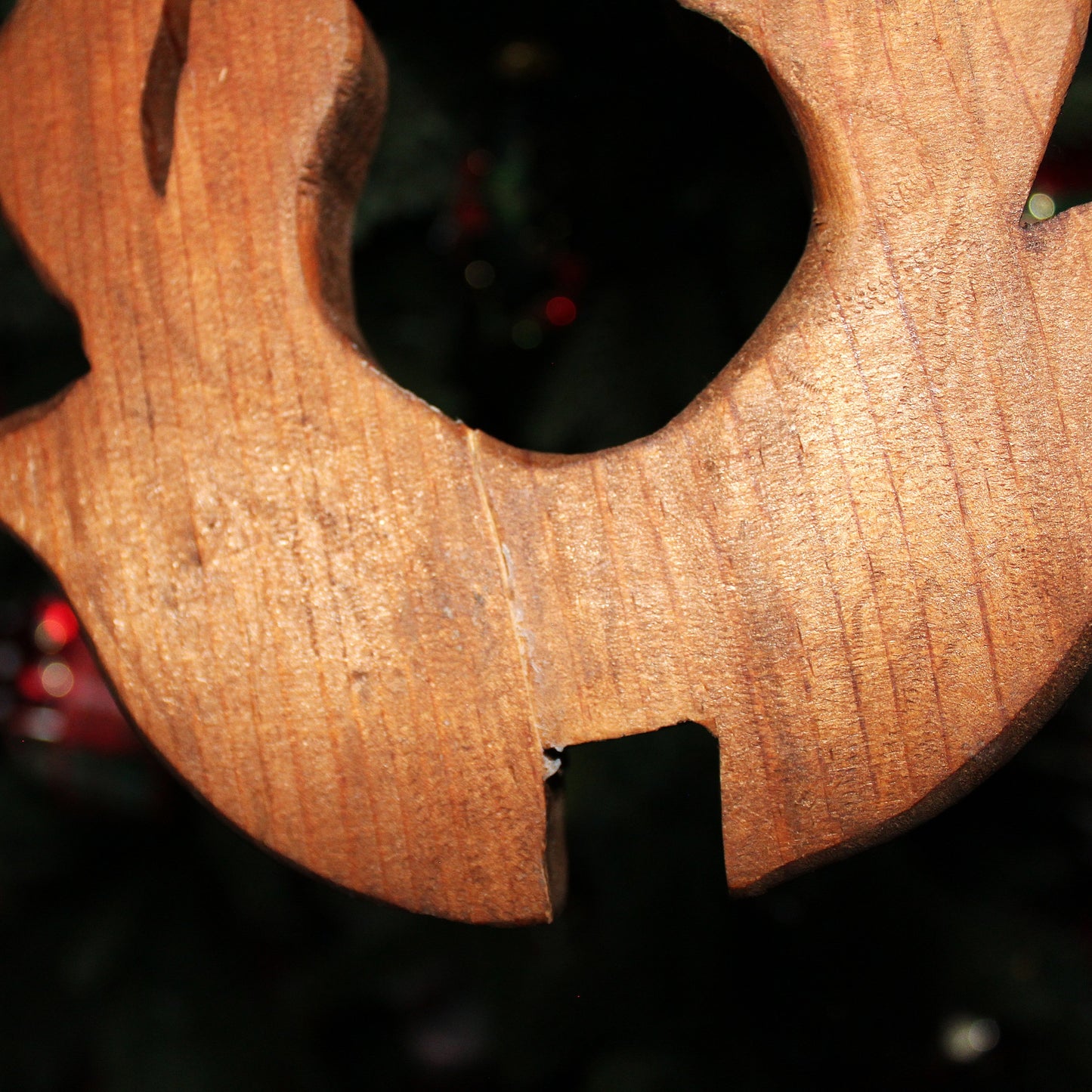 Reindeer, Wooden Christmas Deer, Hand Made, Free Standing, Interlocking Pieces, Vintage