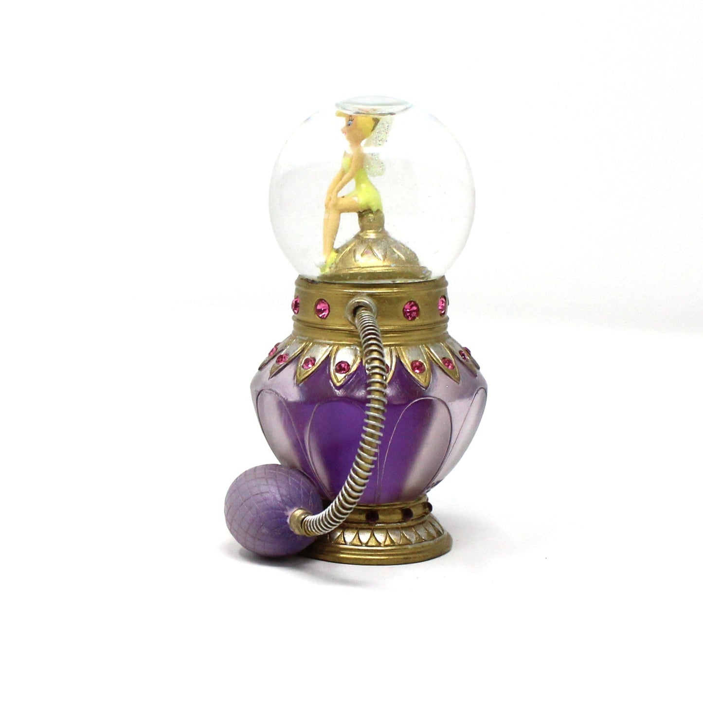 Snowglobe, Disney, Tinkerbell Atomizer Perfume Bottle, Mini Snow Globe, 2006, SOLD