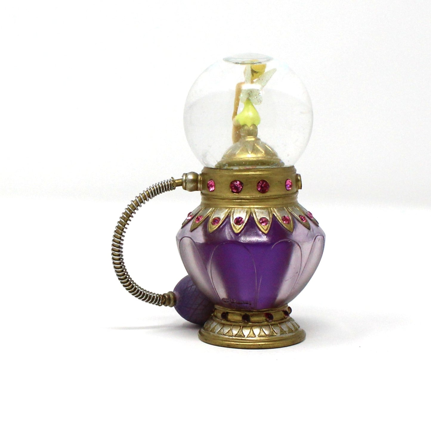 Snowglobe, Disney, Tinkerbell Atomizer Perfume Bottle, Mini Snow Globe, 2006, SOLD