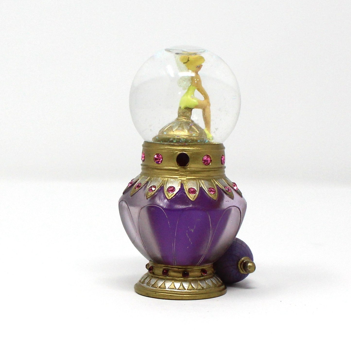 Snowglobe, Disney, Tinkerbell Atomizer Perfume Bottle, Mini Snow Globe, 2006, SOLD