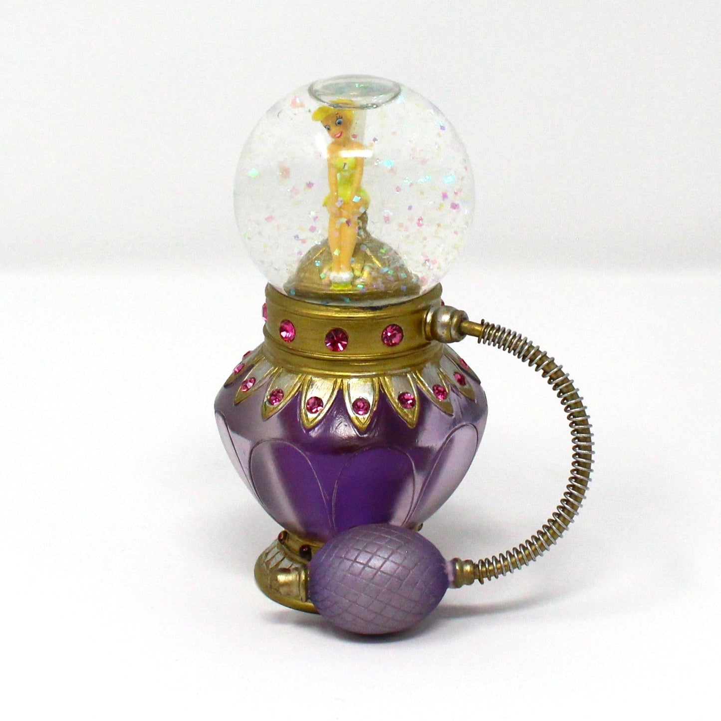 Snowglobe, Disney, Tinkerbell Atomizer Perfume Bottle, Mini Snow Globe, 2006, SOLD