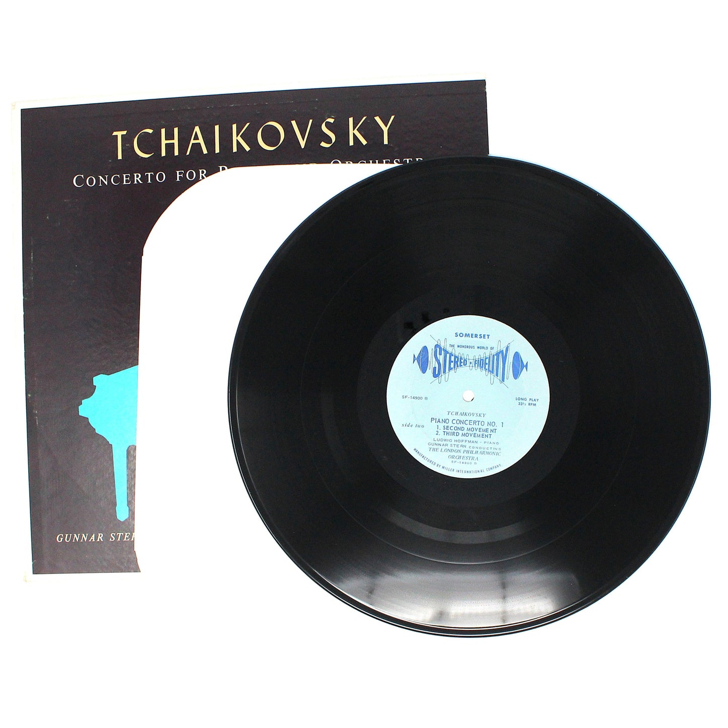 Record Album, Tchaikovsky Concerto for Piano in B Minor, London Philharmonic Orchestra, 1961, Vintage Vinyl, USED Excellent