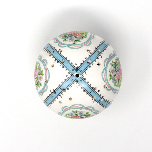 Pomander / Sachet, Potpourri Holder, Room Freshener Scent Ball, Footed, Vintage, 1970's