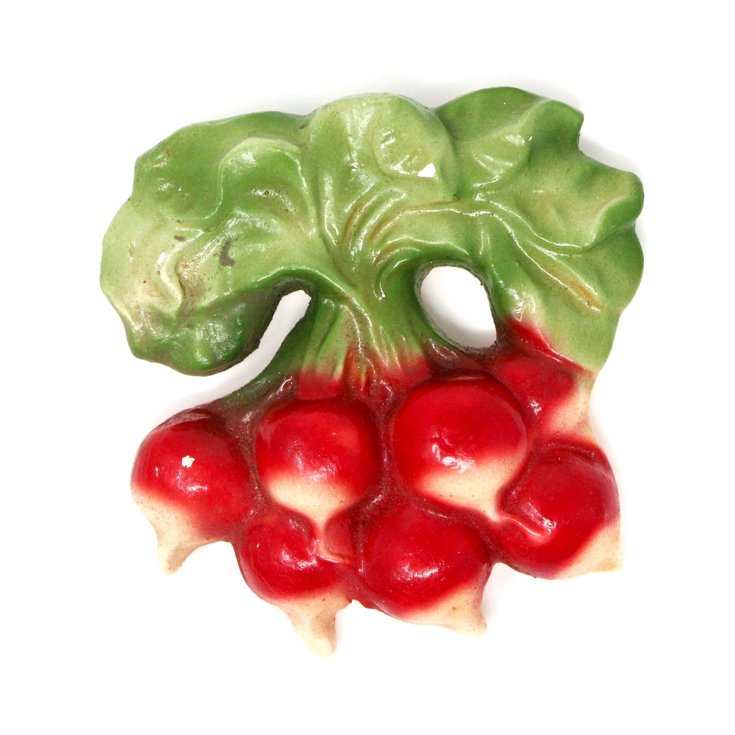 Chalkware, Vegetables, Hand Painted Ceramic, Vintage Kitchen Decor, Sold Separately, 1950's