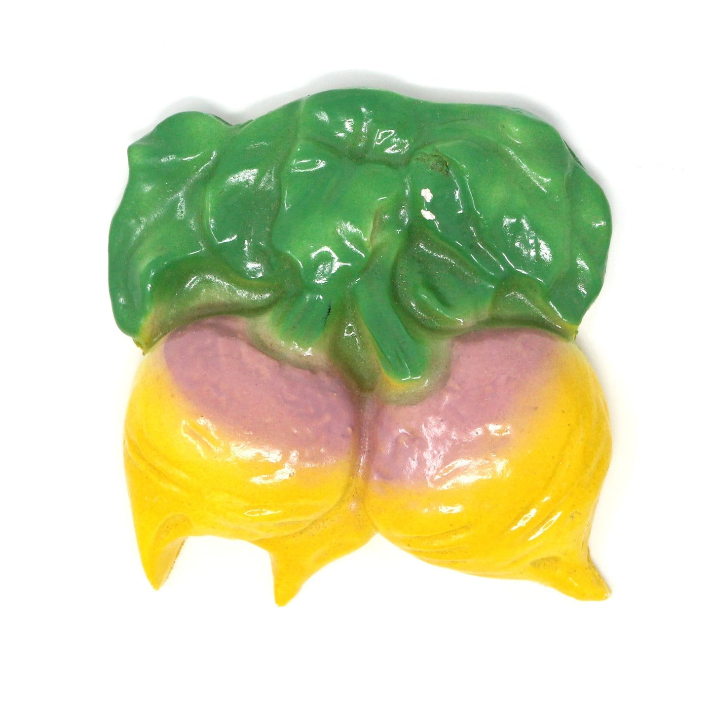 Chalkware, Vegetables, Hand Painted Ceramic, Vintage Kitchen Decor, Sold Separately, 1950's