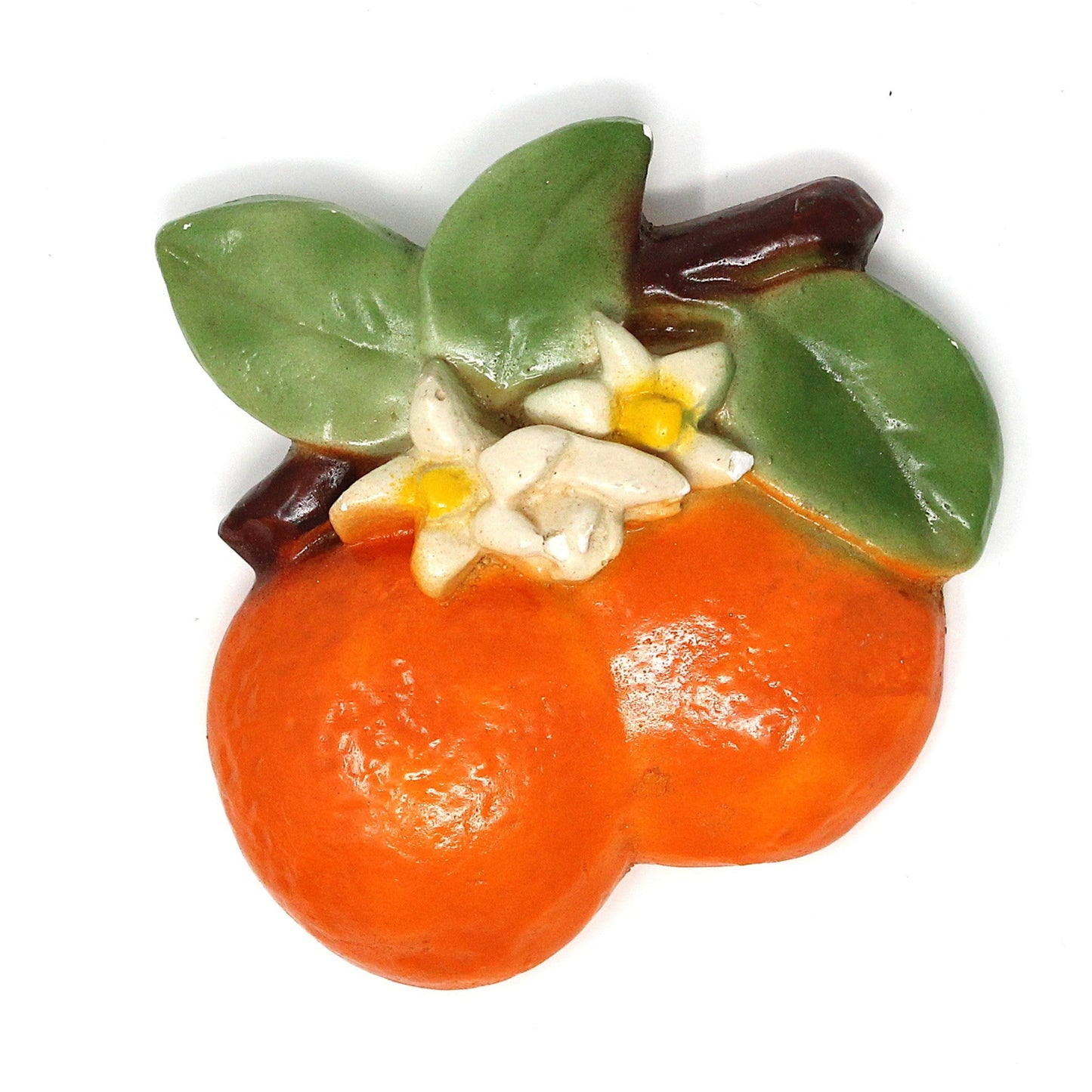Chalkware, Fruits, Hand Painted Ceramic, Vintage Kitchen Decor, Sold Separately, 1950's