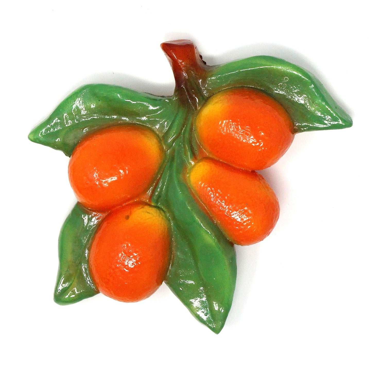 Chalkware, Fruits, Hand Painted Ceramic, Vintage Kitchen Decor, Sold Separately, 1950's