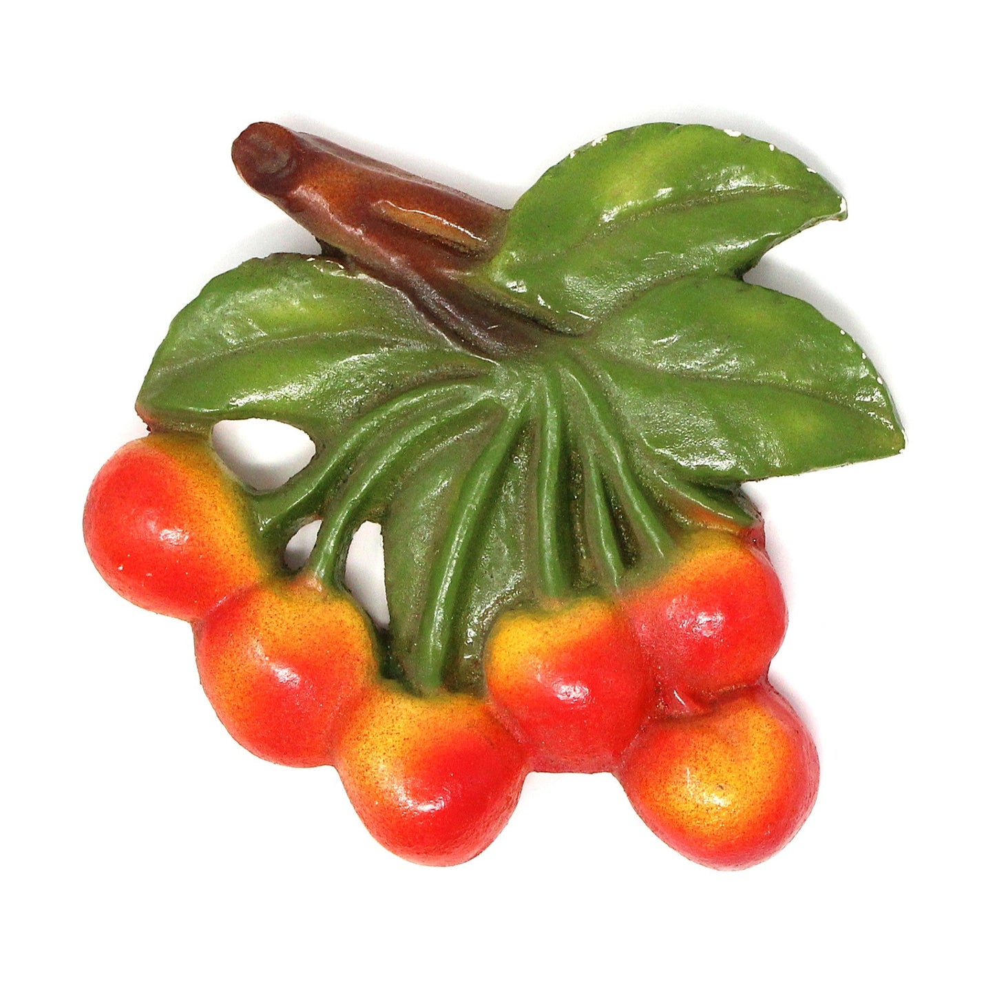 Chalkware, Fruits, Hand Painted Ceramic, Vintage Kitchen Decor, Sold Separately, 1950's
