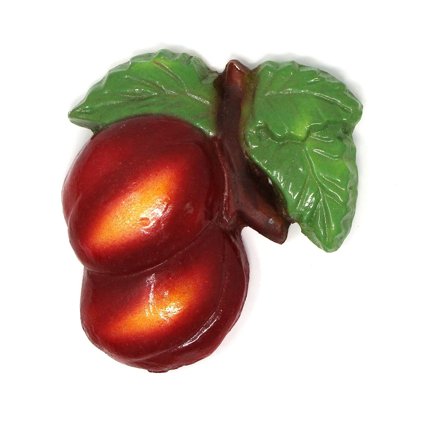 Chalkware, Fruits, Hand Painted Ceramic, Vintage Kitchen Decor, Sold Separately, 1950's