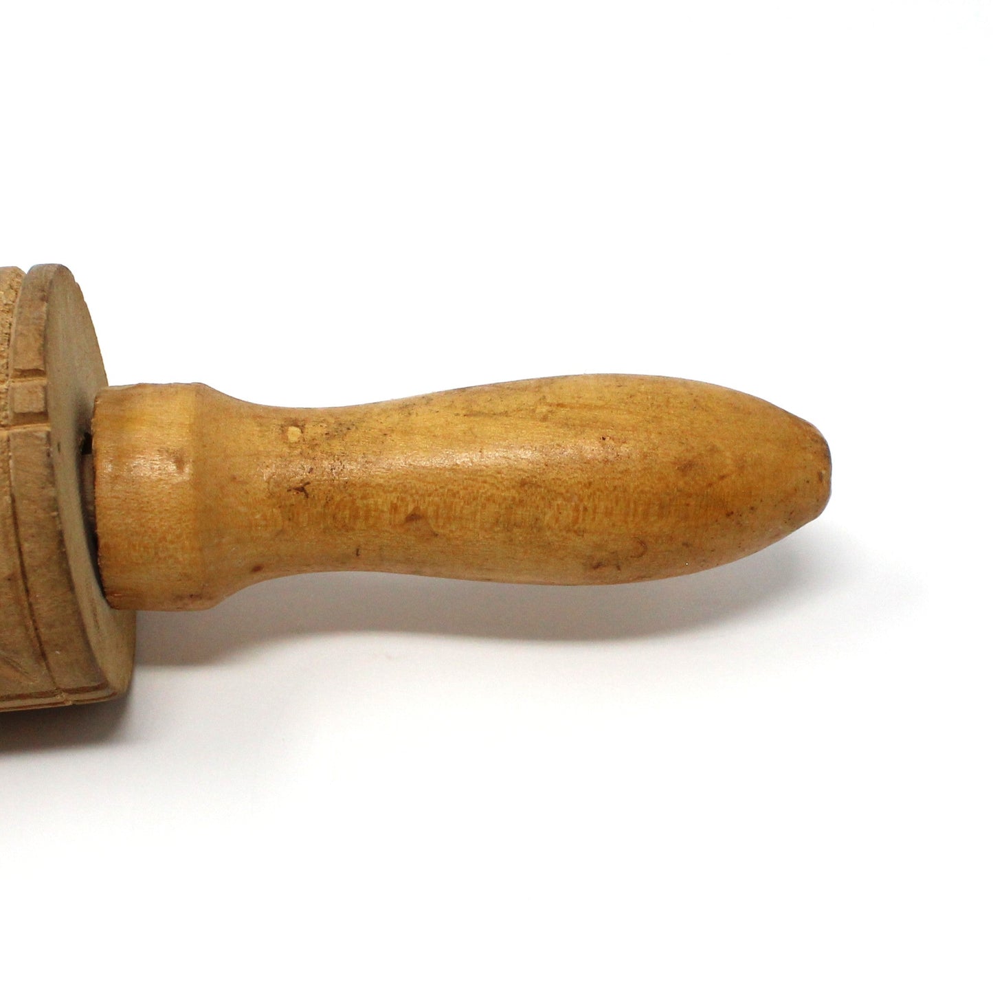 Rolling Pin, Wood Springerle, Vintage Cookie Dough Roller, 12 Panels, W. Germany, Vintage, 1980's