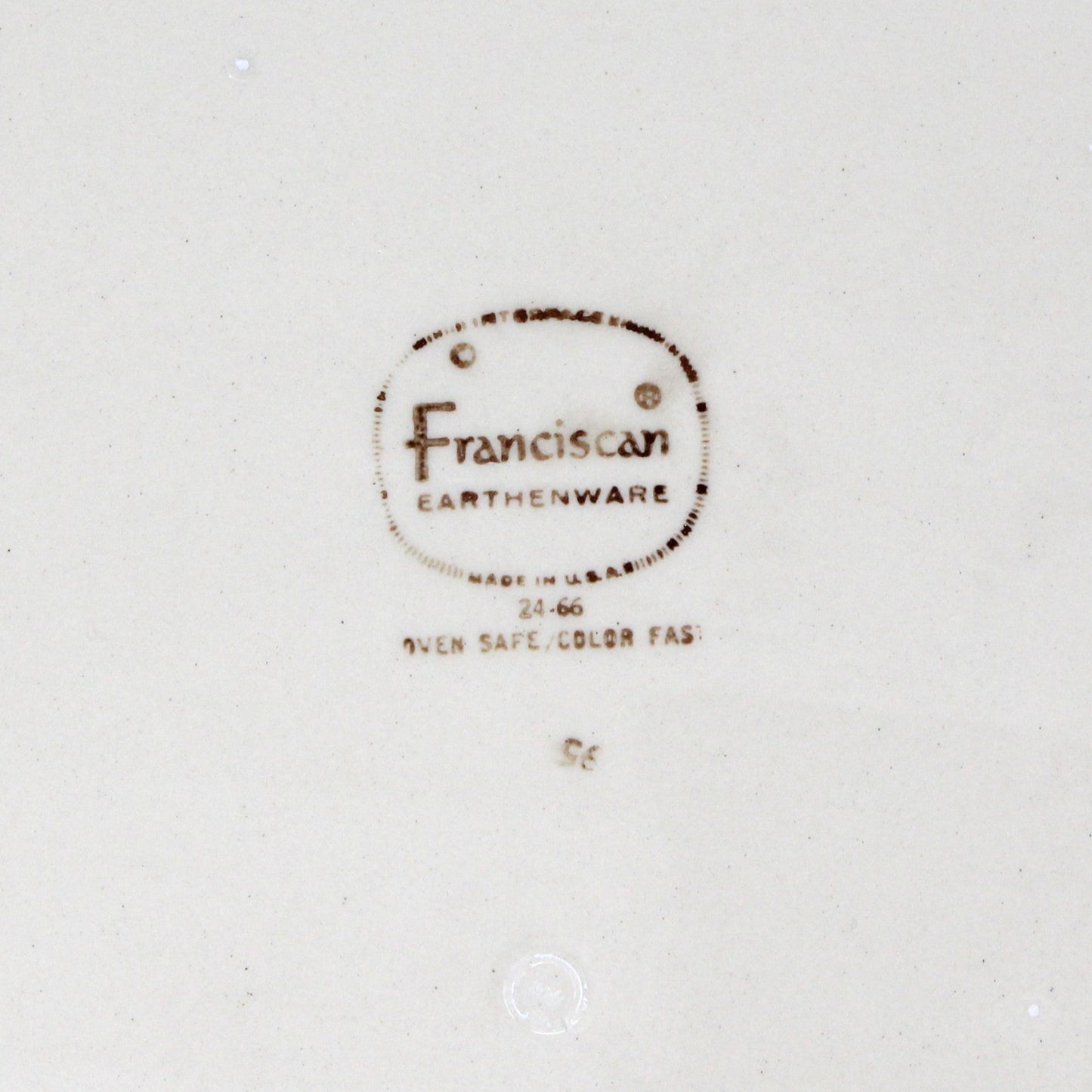Serving Platter, Franciscan, Desert Rose, Oval 14" Earthenware, Vintage USA, 1960's