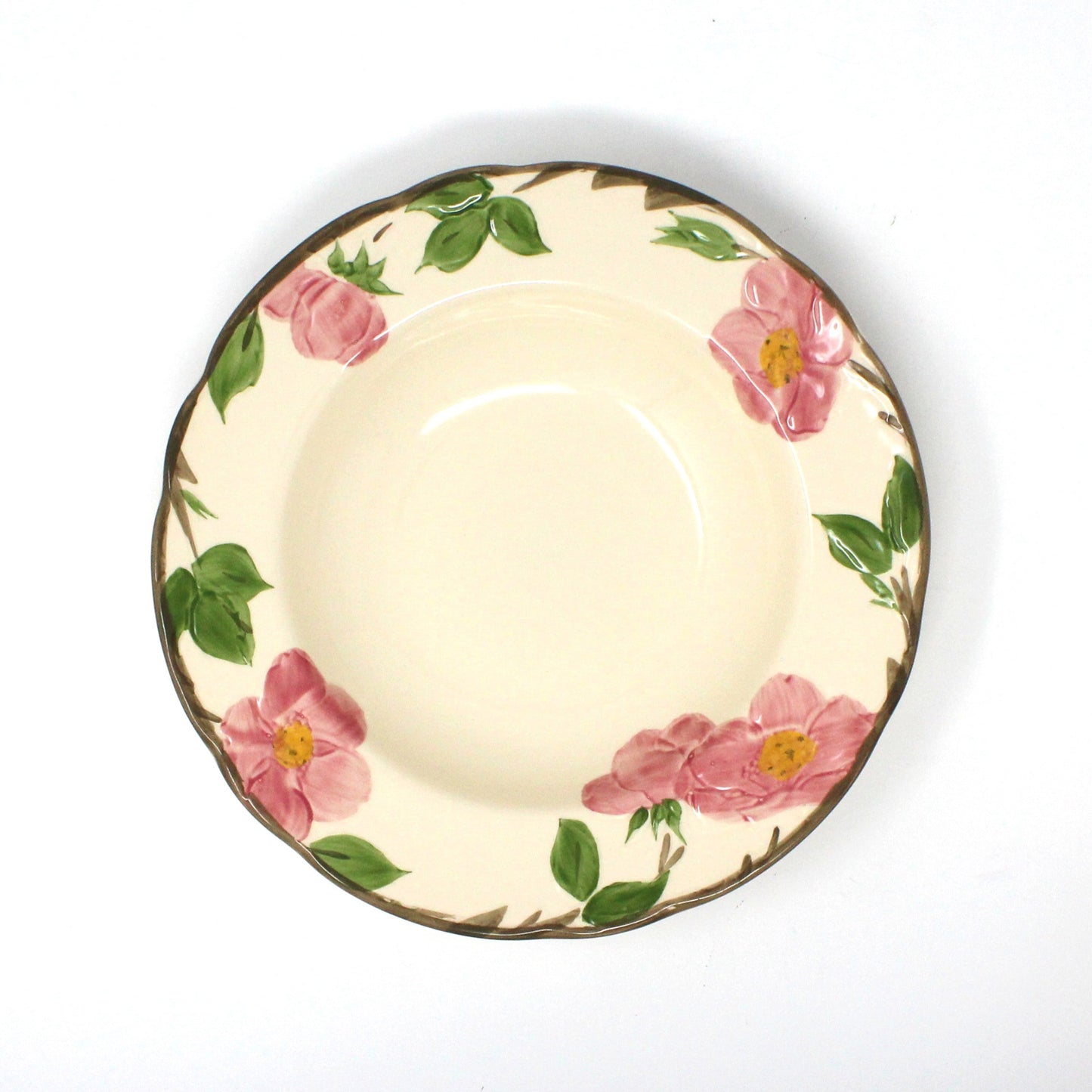 Soup Bowls, Franciscan, Desert Rose, Set of 6, Vintage England, 1980's, SOLD