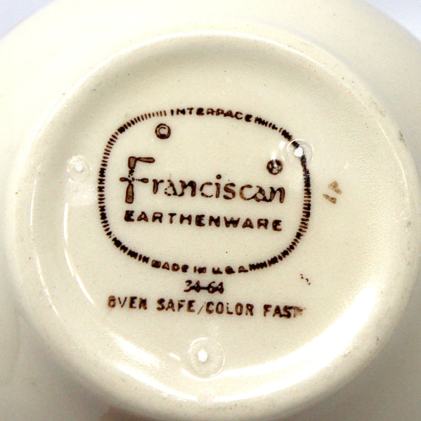 Creamer & Sugar with Lid, Franciscan, Desert Rose, Ceramic, Vintage USA, 1960's