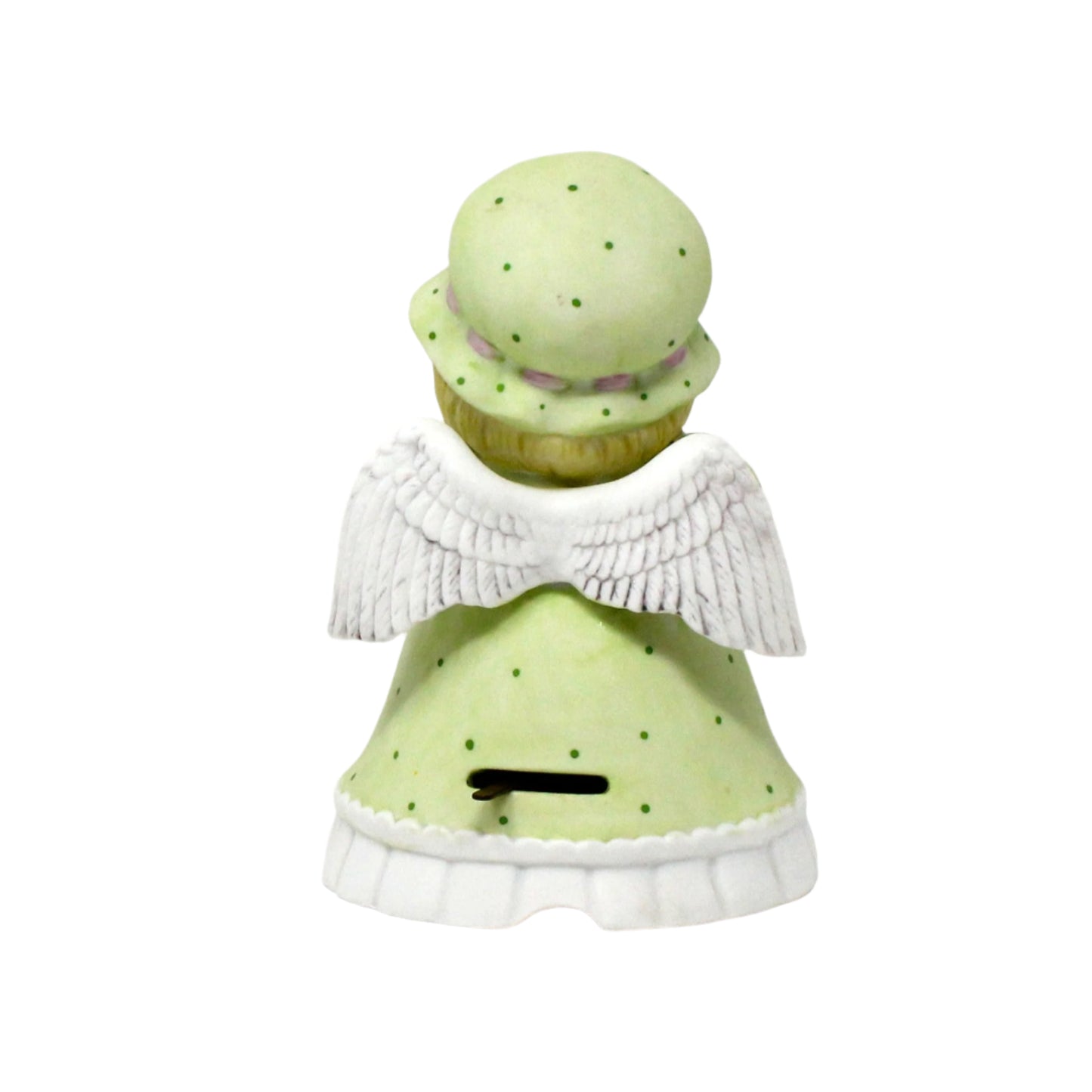 Musical Figurine, Irish Girl Angel, Plays When Irish Eyes Are Smiling, March Angel, Vintage, 1980's