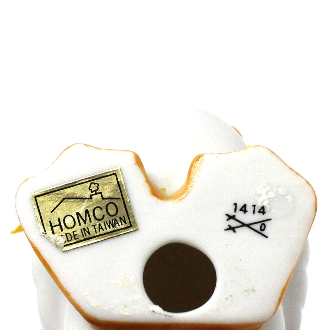 Figurine, HomCo, White Duck, #1414, Porcelain, Vintage, 1980's