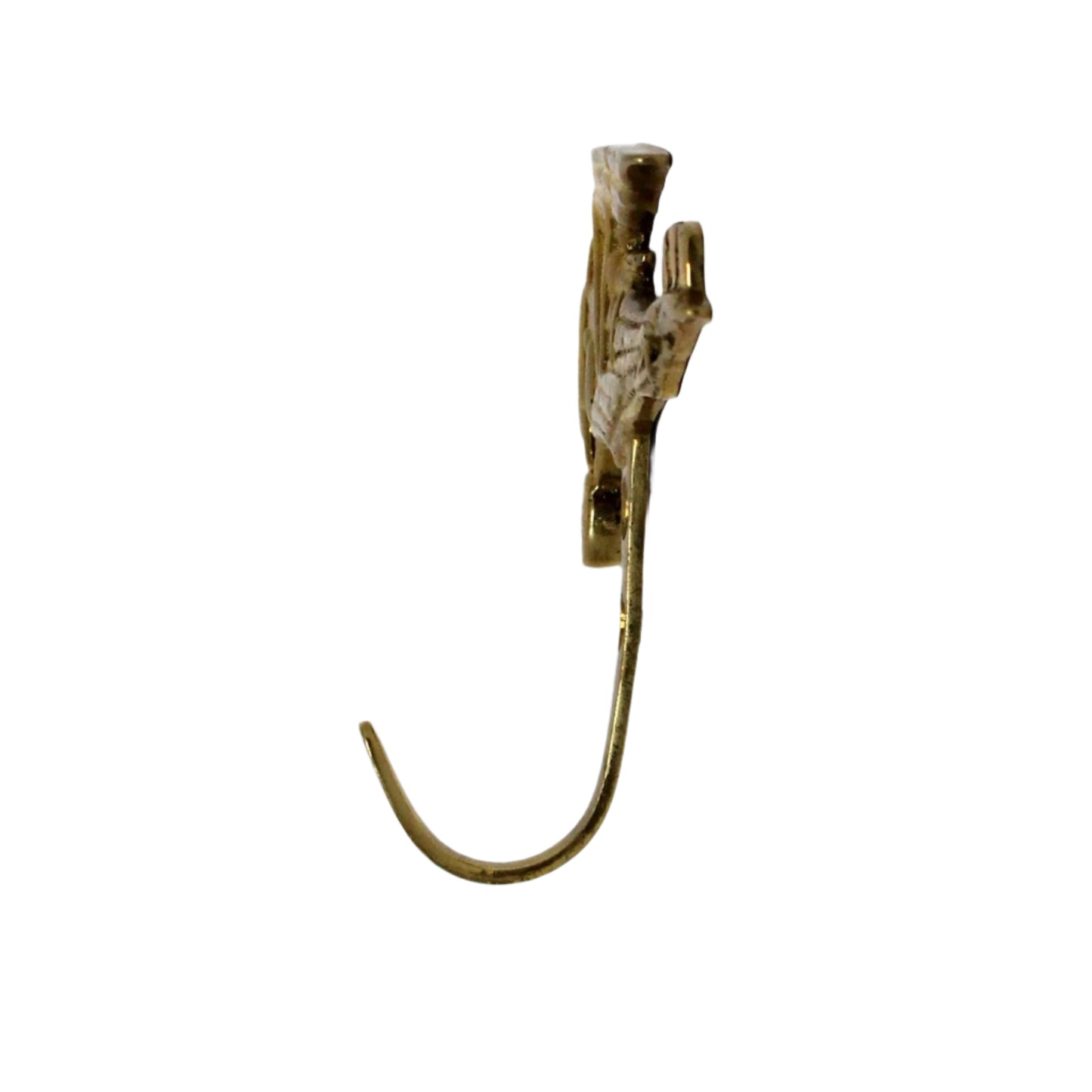 Hooks, Wall Hooks, Biplane / Airplane, Solid Brass, Vintage, 1980's