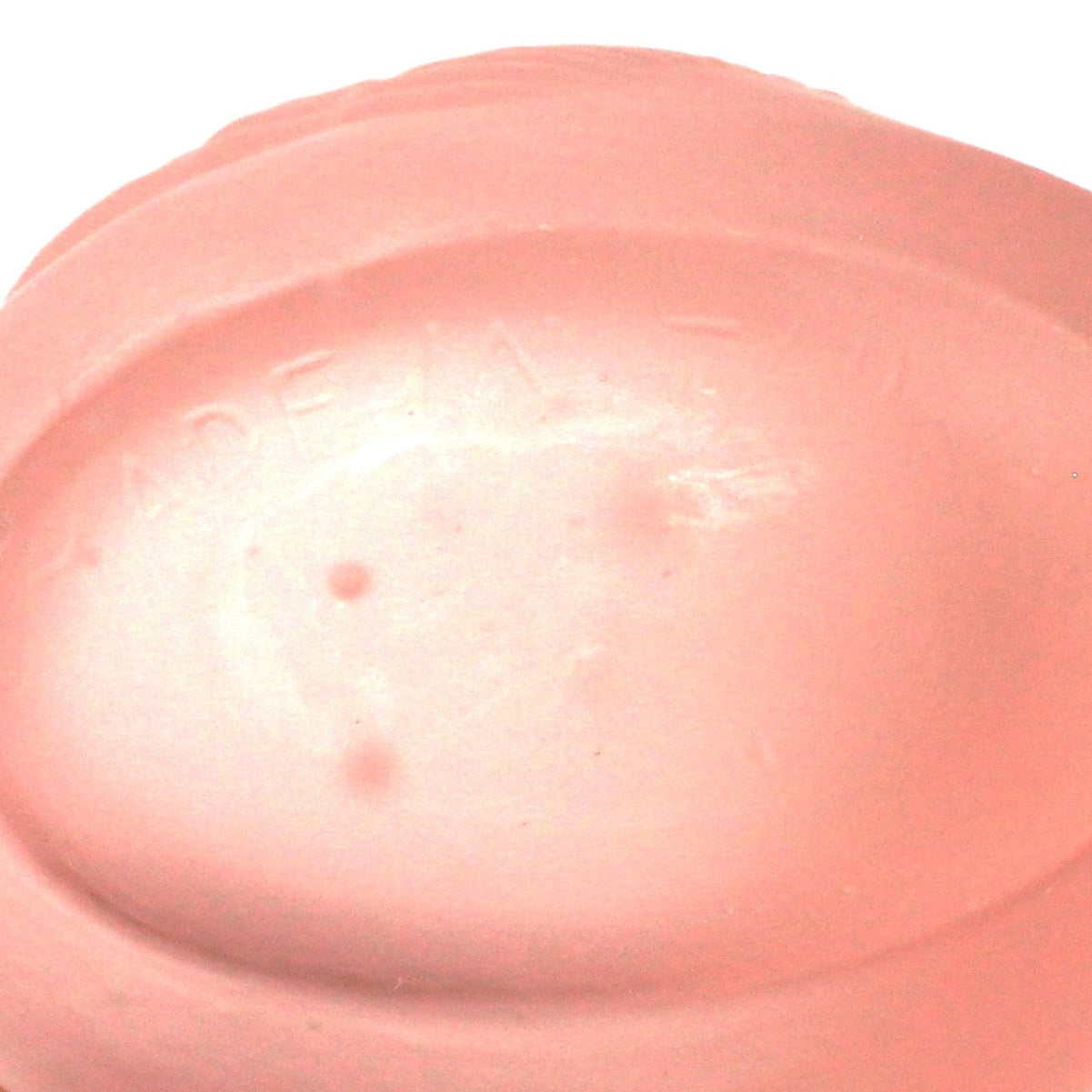 Candle Holder, Swan, Pink Glass Votive Holder, Frosted Glass, Vintage, 1980's