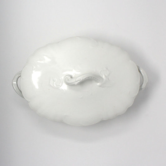 Covered Vegetable Bowl, English Ironstone, Maddock & Sons, Antique Covered Casserole, 1800's