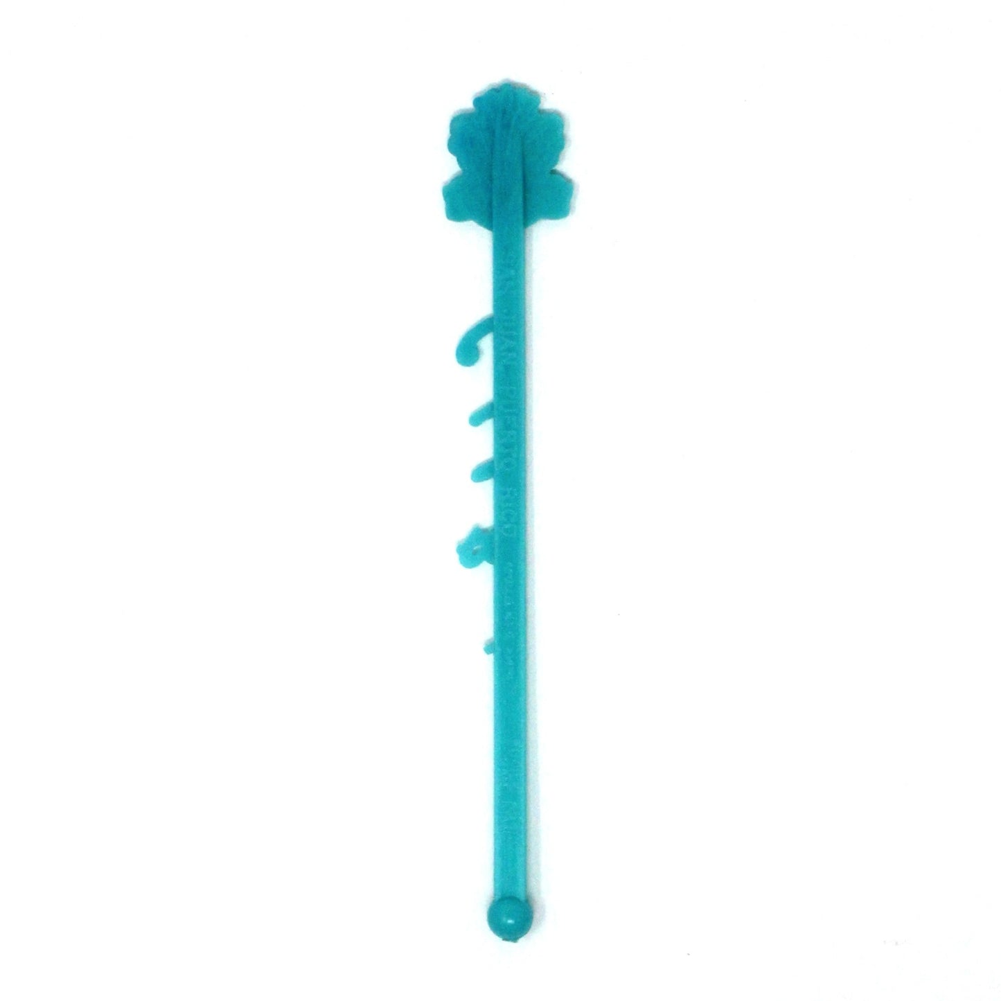 Cocktail Drink Stirrers - Swizzle Sticks / Spoons, Condado Beach Hotel, Puerto Rico, Turquoise, Vintage, 1960's