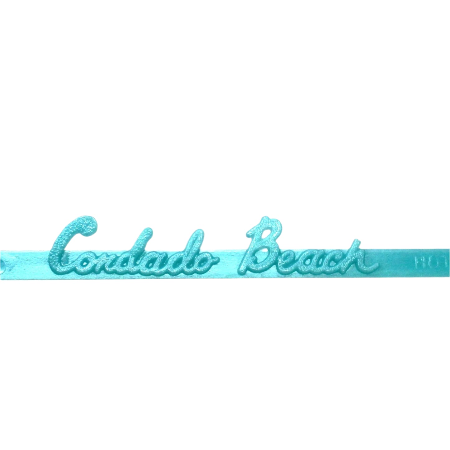 Cocktail Drink Stirrers - Swizzle Sticks / Spoons, Condado Beach Hotel, Puerto Rico, Turquoise, Vintage, 1960's