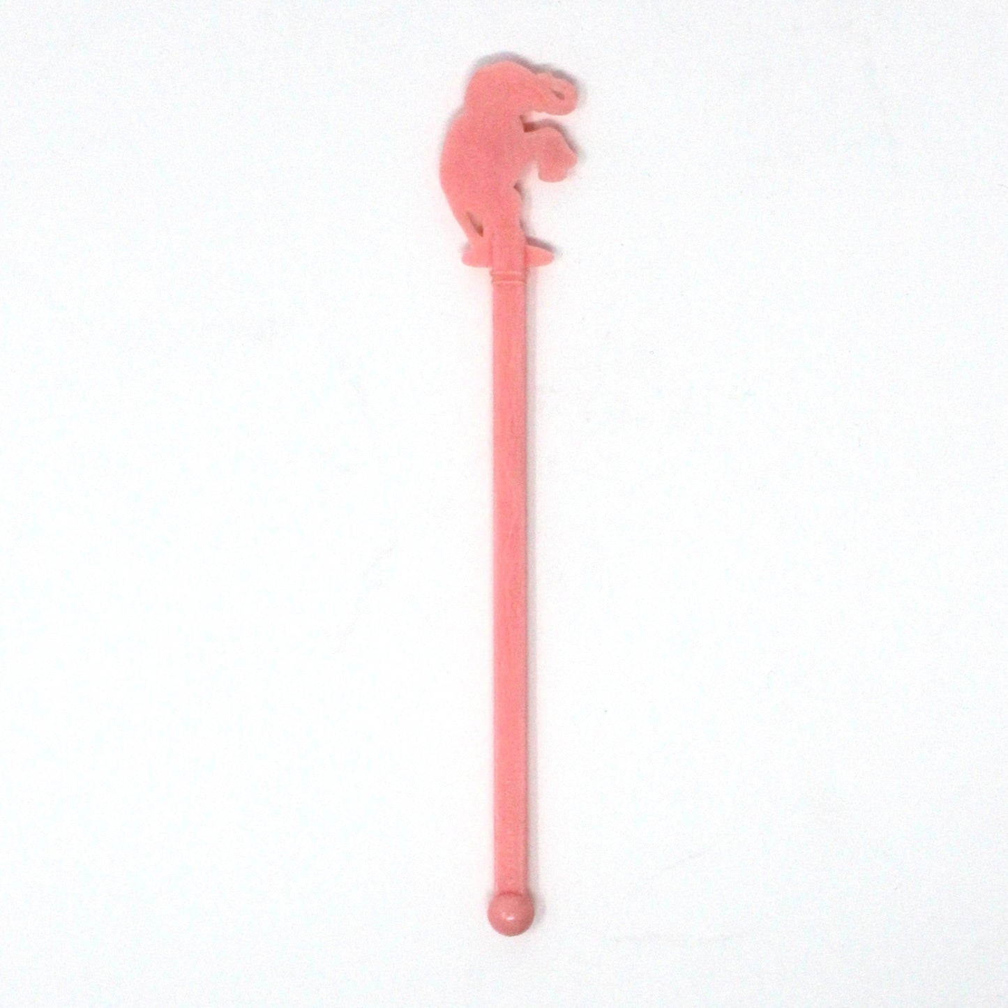 Cocktail Drink Stirrers - Swizzle Sticks / Spoons, Pink Elephant Hotel Barnum, Bridgeport, Conn, Vintage, 1950's