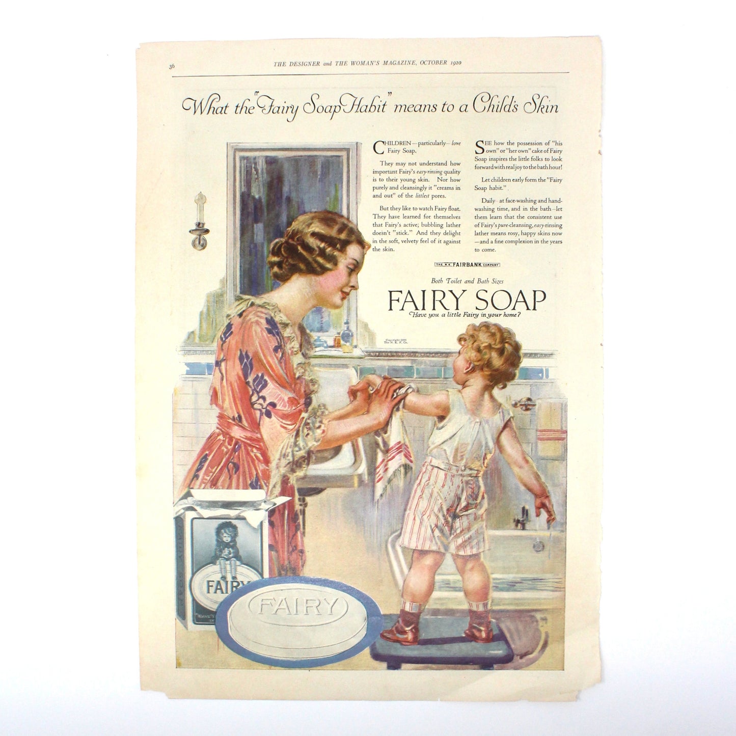 Advertisement, Royal Baking Powder, 1920 Original Magazine Ad, Absolutely Pure, Angel Cake Recipe, Antique