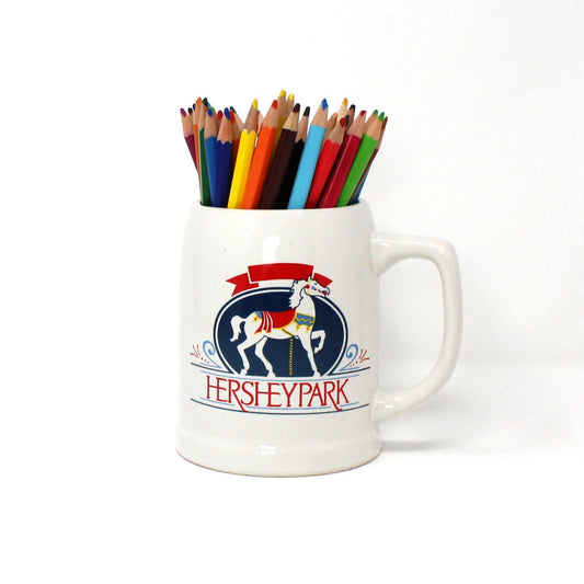 Beer Mug, Hershey Park Carousel Horse, Beer Stein, Ceramic, Vintage