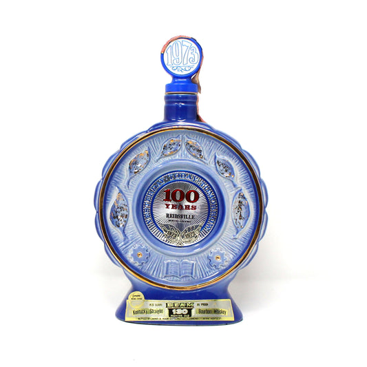 Decanter with Stopper, Jim Beam, Reidsville North Carolina 100 Years, Vintage 1973