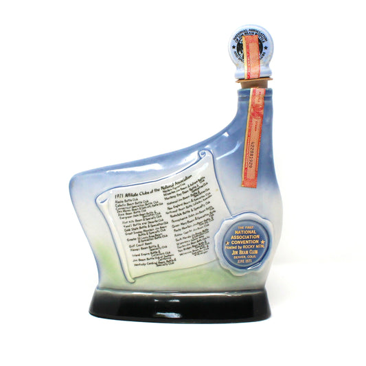 Decanter with Stopper, Jim Beam, USA National Assoc of Jim Beam Bottle Club, Vintage 1971