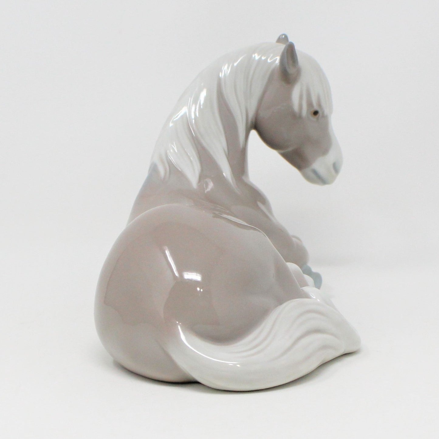 Sculpture, Lladro, Little Horse Resting, #1203 Gloss, Vintage 1972, SOLD