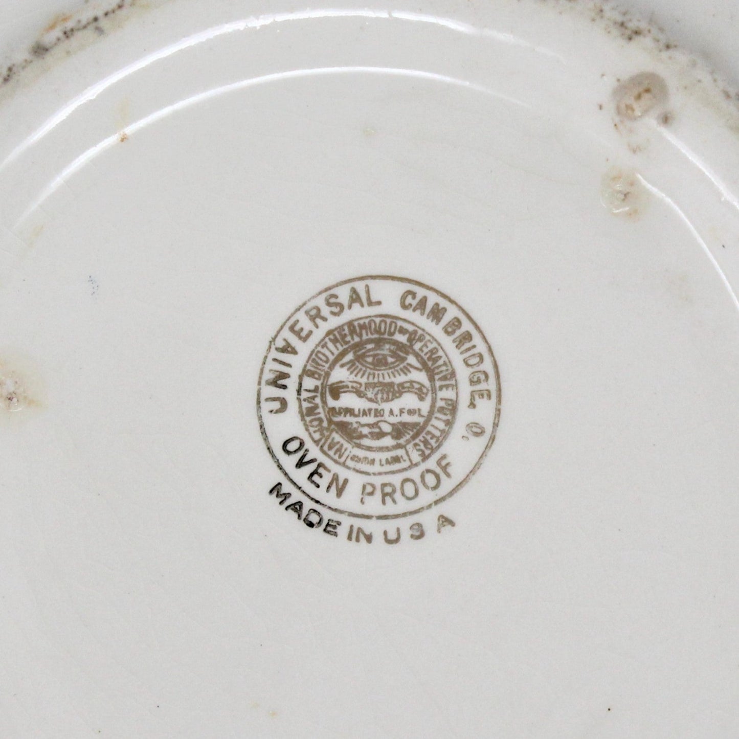 Bowl, Universal Cambridge Pottery, UNI233, Collectible, Vintage