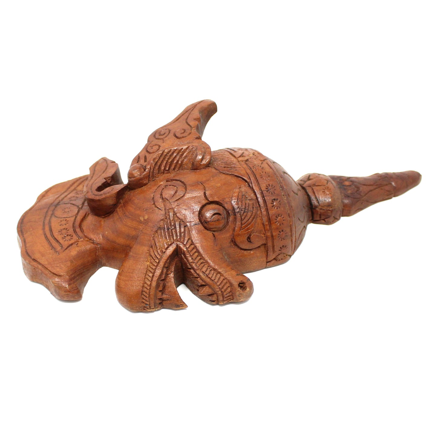 Thai Carved Wood Faces, Thailand Temple Guard, Wall Plaques, Mythological Thai Hindu Decoration, Vintage