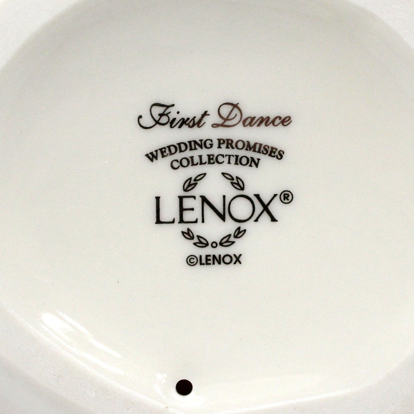 Figurine, Lenox, Wedding Promises Collection, Bride & Groom Porcelain Figurine, First Dance Cake Topper, Vintage, 8.5"