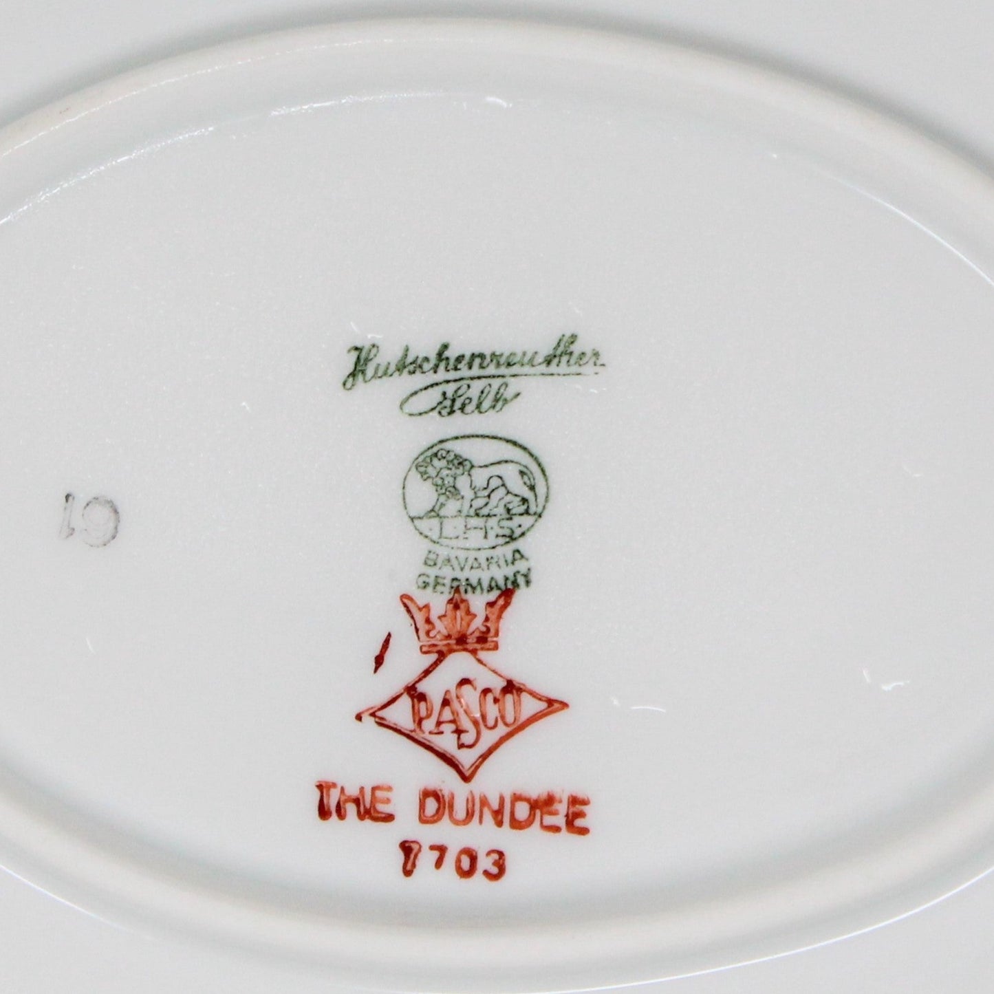 Serving Platter, Hutschenreuther, The Dundee, Pink Rose, Bavaria, Germany, Vintage 13"