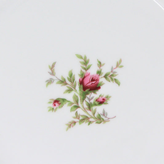 Dessert / Salad Plate, Johann Haviland, Moss Rose, Thailand, Vintage