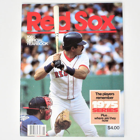 Magazine, Red Sox 1985 Official Yearbook, NOS, Vintage