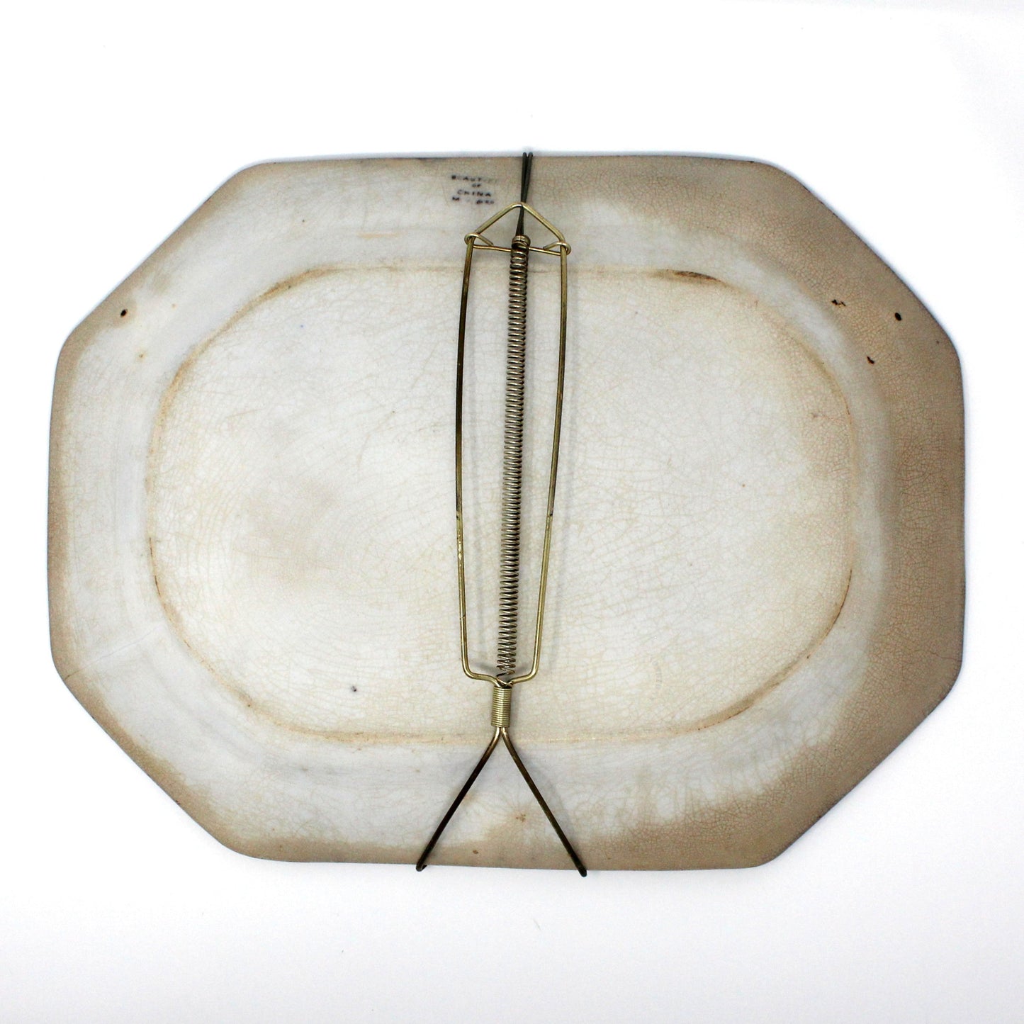 Serving Platter, Mellor, Venables & Co, M.V. & Co, Beauties of China Pattern, England, RARE Antique