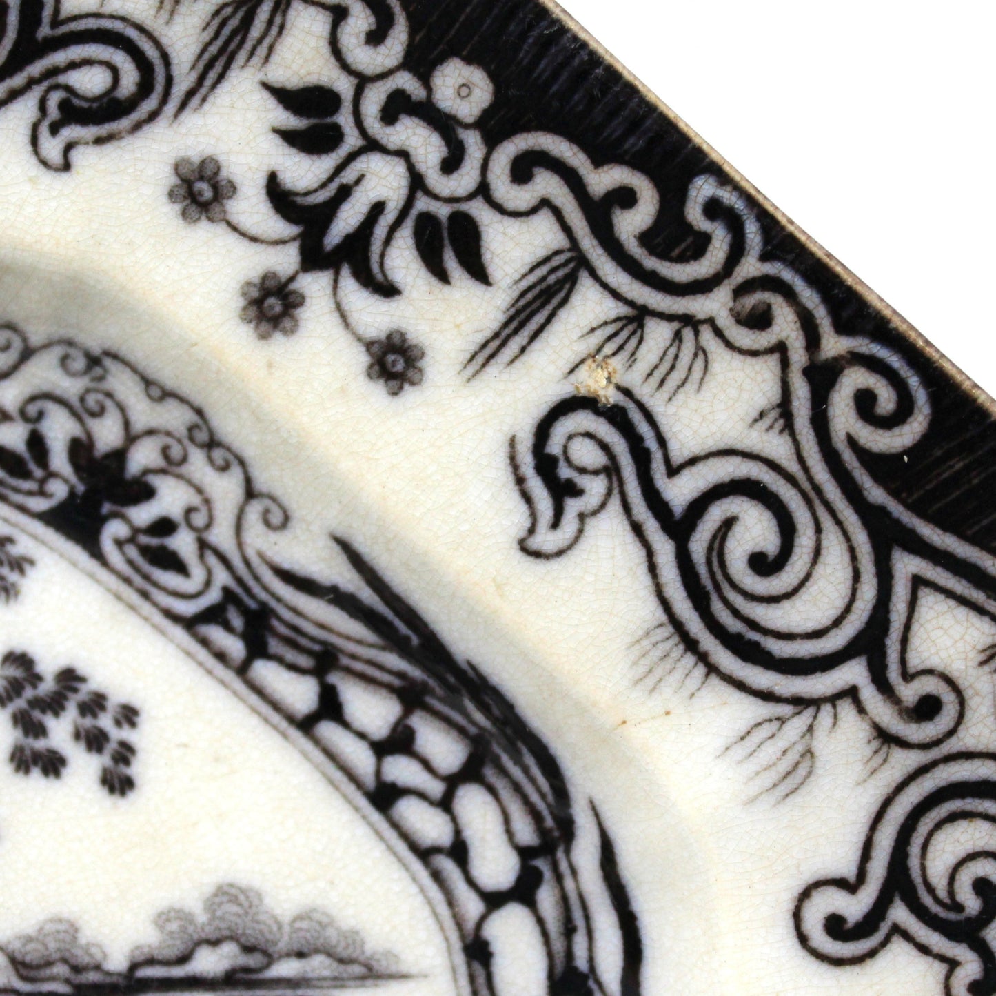 Serving Platter, Mellor, Venables & Co, M.V. & Co, Beauties of China Pattern, England, RARE Antique