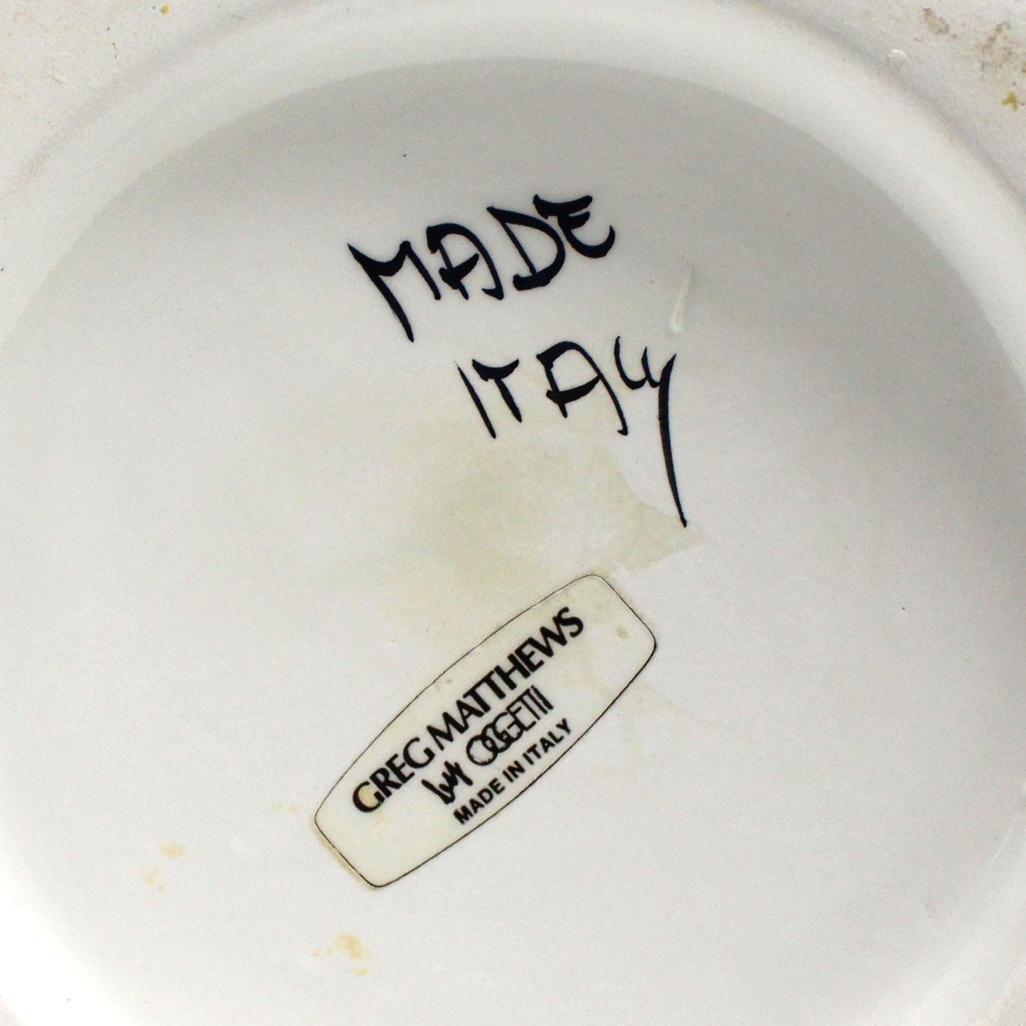 Vase, Oggetti Italy, Tropical Dimensional Parrot, Hand Painted, Vintage RARE