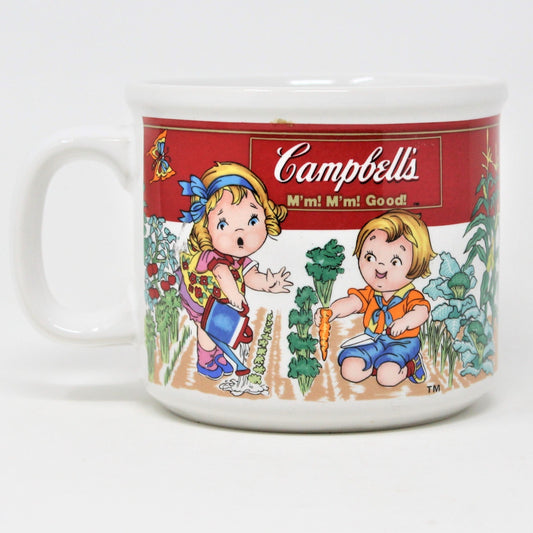 Soup Mug, Campbell's Kids, Vegetable Garden, Westwood, Ceramic, 1993, SOLD